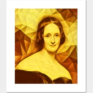 Mary Shelley Golden Portrait | Mary Shelly Artwork 10 Posters and Art